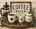 Coffee Bar Paint Kit (8x10)