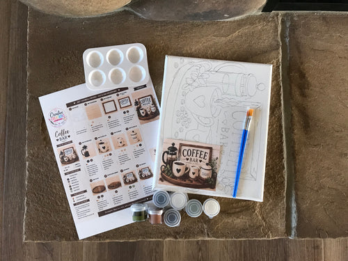 Coffee Bar Paint Kit (8x10)