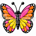 Happy Butterfly Kits Paint Kit 5x7 pre-drawn canvas