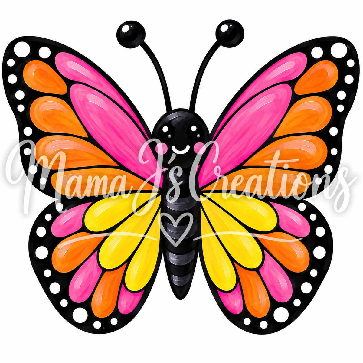 Happy Butterfly Kits Paint Kit 5x7 pre-drawn canvas