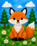 Fox Paint Kit (5x7) canvas