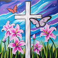 Faith in Bloom Paint Kit (8x10)